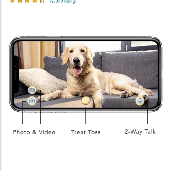 Furbo NEW in Box!! Treat Popping Dog Camera (SOLD) - Picture 8 of 11